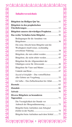 Inhaltsverzeichnis