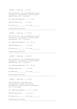 NIEDAX - Fabrikat : D 6/16 ISO-D-Schelle, aus schlagfestem grauen