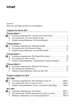 Inhalt - STARK Verlag