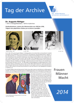 Dr. Auguste Röttger