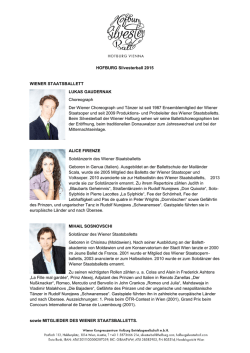 HOFBURG Silvesterball 2015 WIENER STAATSBALLETT LUKAS