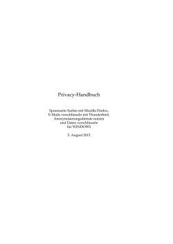 Privacy-Handbuch