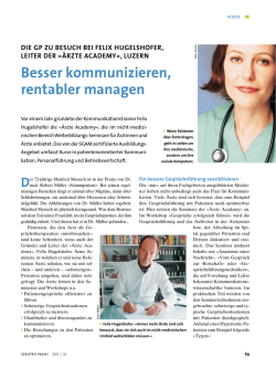 Besser kommunizieren, rentabler managen