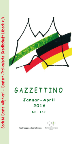 GAzzettIno - Deutsch-Italienische Gesellschaft DIG Lübeck