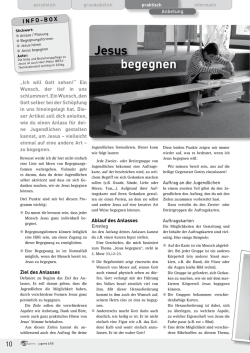 Jesus begegnen - verein-web