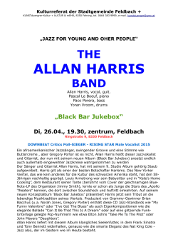 The ALLAN HARRIS Band