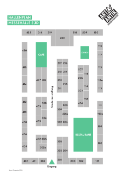Hallenplan - Art & Antik Messe Münster