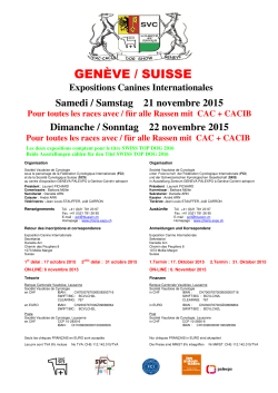 genève genève / suisse - Migliore di razza report