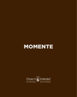 MOMENTE - Ortner`s Lindenhof