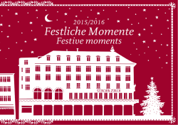 Festliche Momente