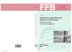 Einkommensungleichheit und Reichtum in Deutschland