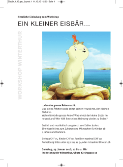 ein kleiner eisb&auml;r&hellip;