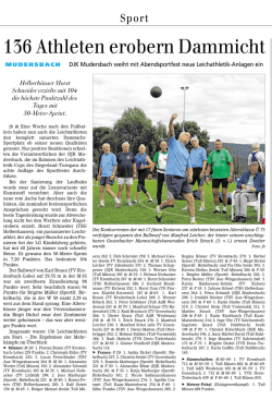 136 Athleten erobern Dammicht - LA-Cup Siegerland