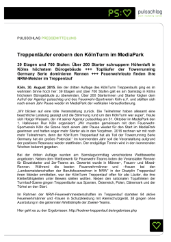 Treppenläufer erobern den KölnTurm im MediaPark