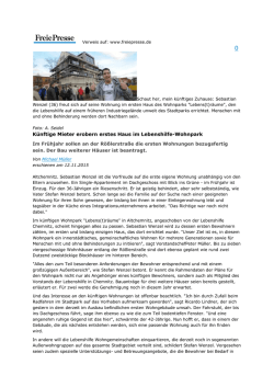Künftige Mieter erobern erstes Haus im Lebenshilfe