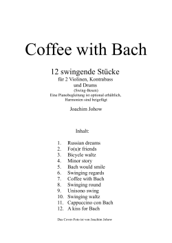 Coffee with Bach