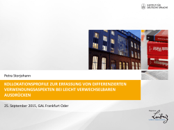 E-Folien - Institut f&uuml;r Deutsche Sprache