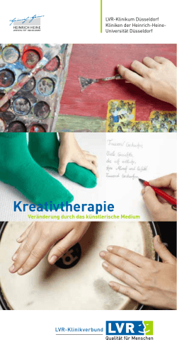 Broschüre Kreativtherapie - LVR