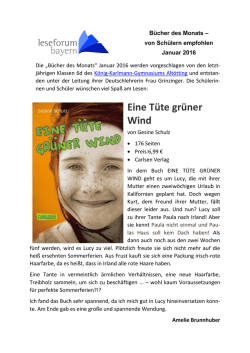 Eine T&uuml;te gr&uuml;ner Wind