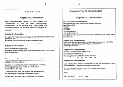 lernstand 8 mit Nachteilsausgleich  - LVR