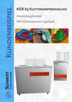 KGR 65 Klettergriffreinigung