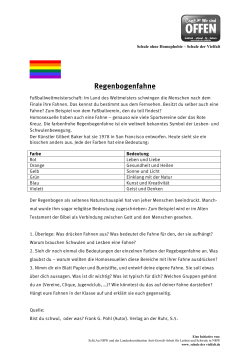 AB - Regenbogenfahne - Schule der Vielfalt
