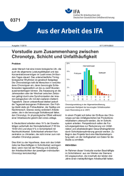 Vorstudie zum Zusammenhang zwischen Chronotyp, Schicht und