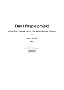 Das Hörspielprojekt - Hoerspielprojekt.de