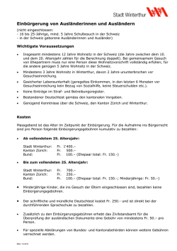 Einb&uuml;rgerung von Ausl&auml;nder/innen, die keine der