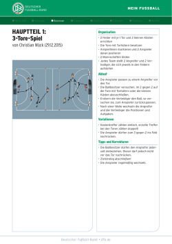 HAUPTTEIL 1: 3-Tore-Spiel