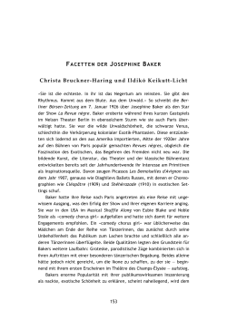 Popularmusikforschung39-10: Facetten der Josephine Baker