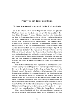 Popularmusikforschung39-10: Facetten der Josephine Baker