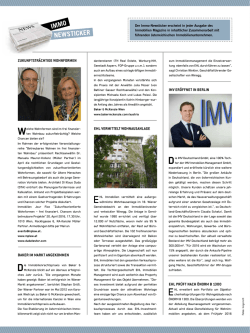 immo newsticker - M&uuml;ller | Partner