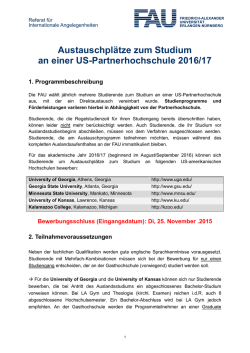Infoblatt 2016/17 - Friedrich-Alexander