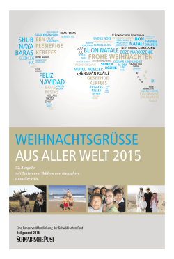 Weihnachten 2015 - Schwäbische Post