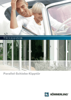 Parallel-Schiebe-Kipptür