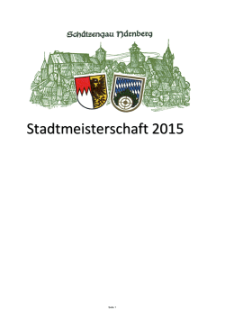 Stadtmeisterschaft 2015