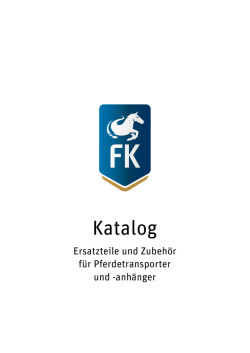 Katalog - FK Pferdetransporter