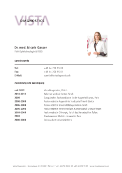 Dr. med. Nicole Gasser