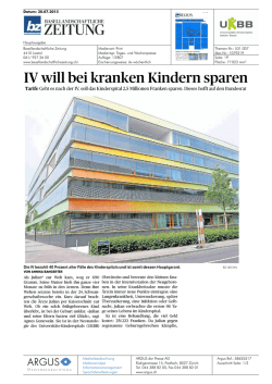 IV will bei kranken Kindern sparen