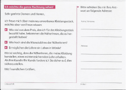 Ich m&ouml;chte die ganze Rechnung sehen! Sehr geehrte Damen und