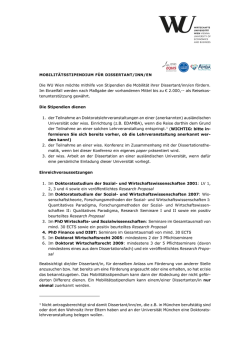 Die WU Wien m&ouml;chte mithilfe von Stipendien die Mobilit&auml;t ihrer