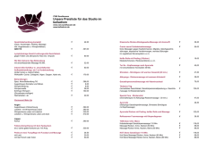 Preisliste und weitere Informationen runterladen