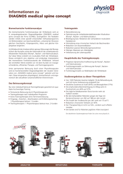 Informationen zu DIAGNOS medical spine concept