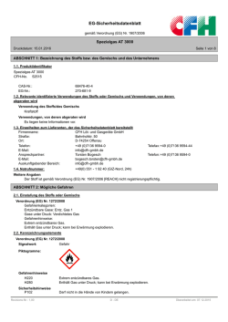 EG-Sicherheitsdatenblatt