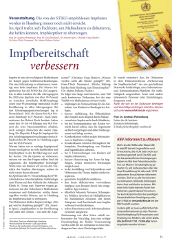 Impfbereitschaft verbessern