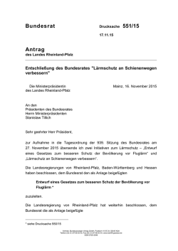 Drucksache 551/15