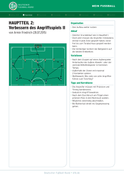 HAUPTTEIL 2: Verbessern des Angriffsspiels II