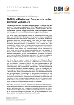 Feuerversicherung: DeS-Leitfaden soll Brandschutz verbessern