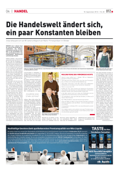 „Die Tabak Zeitung” Nr. 38 / 18.09.2015